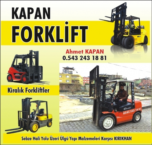 FORKLİFT KİRALAMA KIRIKHAN